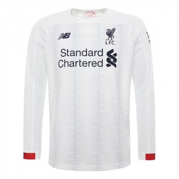 Maillot Football Liverpool Exterieur ML 2019-20 Blanc